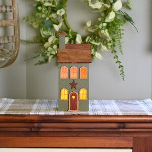 Carlisle - Two Story Five Window Decorative Wooden House