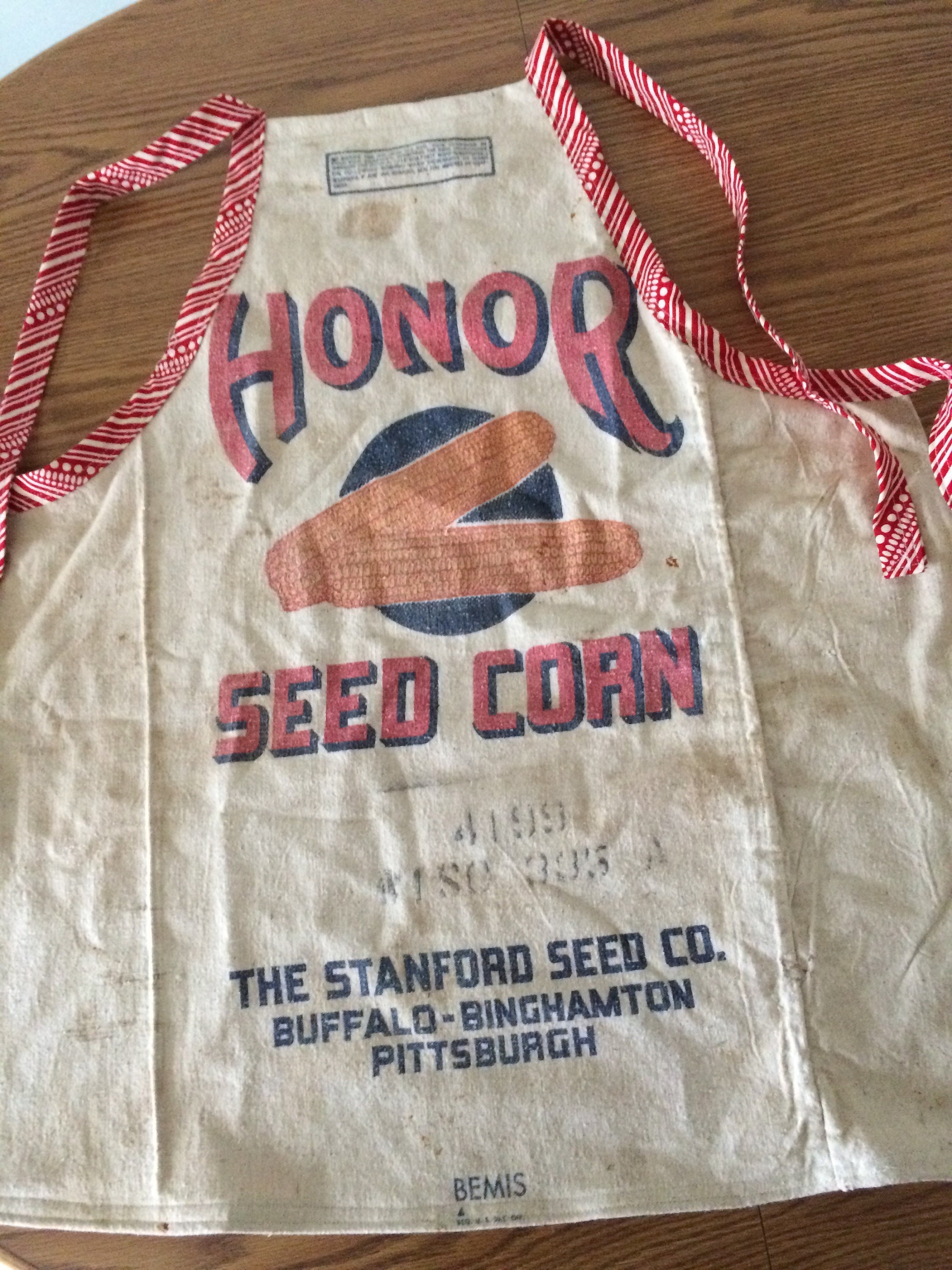 Feed sack apron Etsy