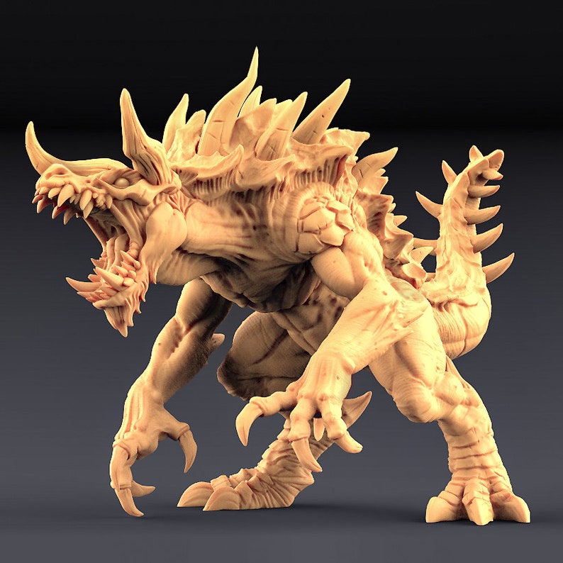 resin printed figures