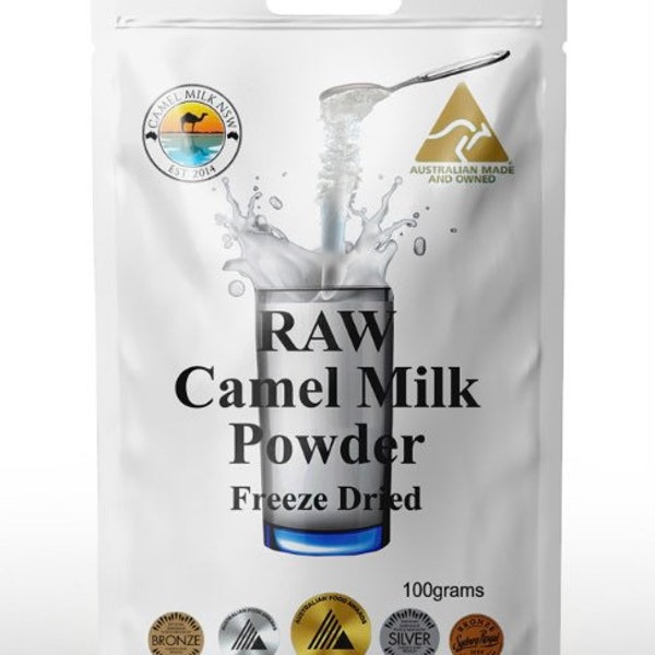 Raw Camel Milk Powder Freeze Dried 100 grams