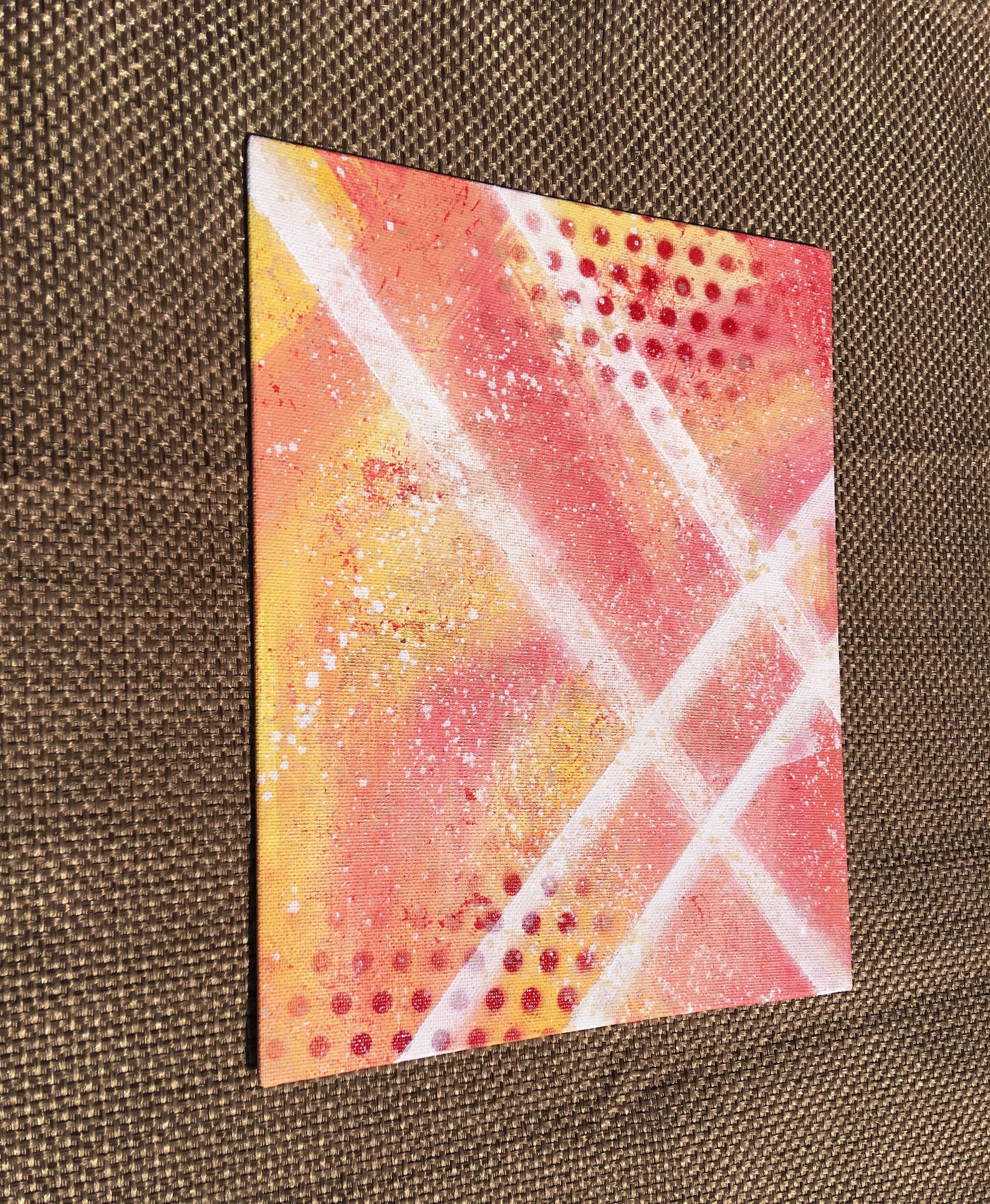 8x10 Abstract Canvas Panel Painting Wall Art 981 Etsy