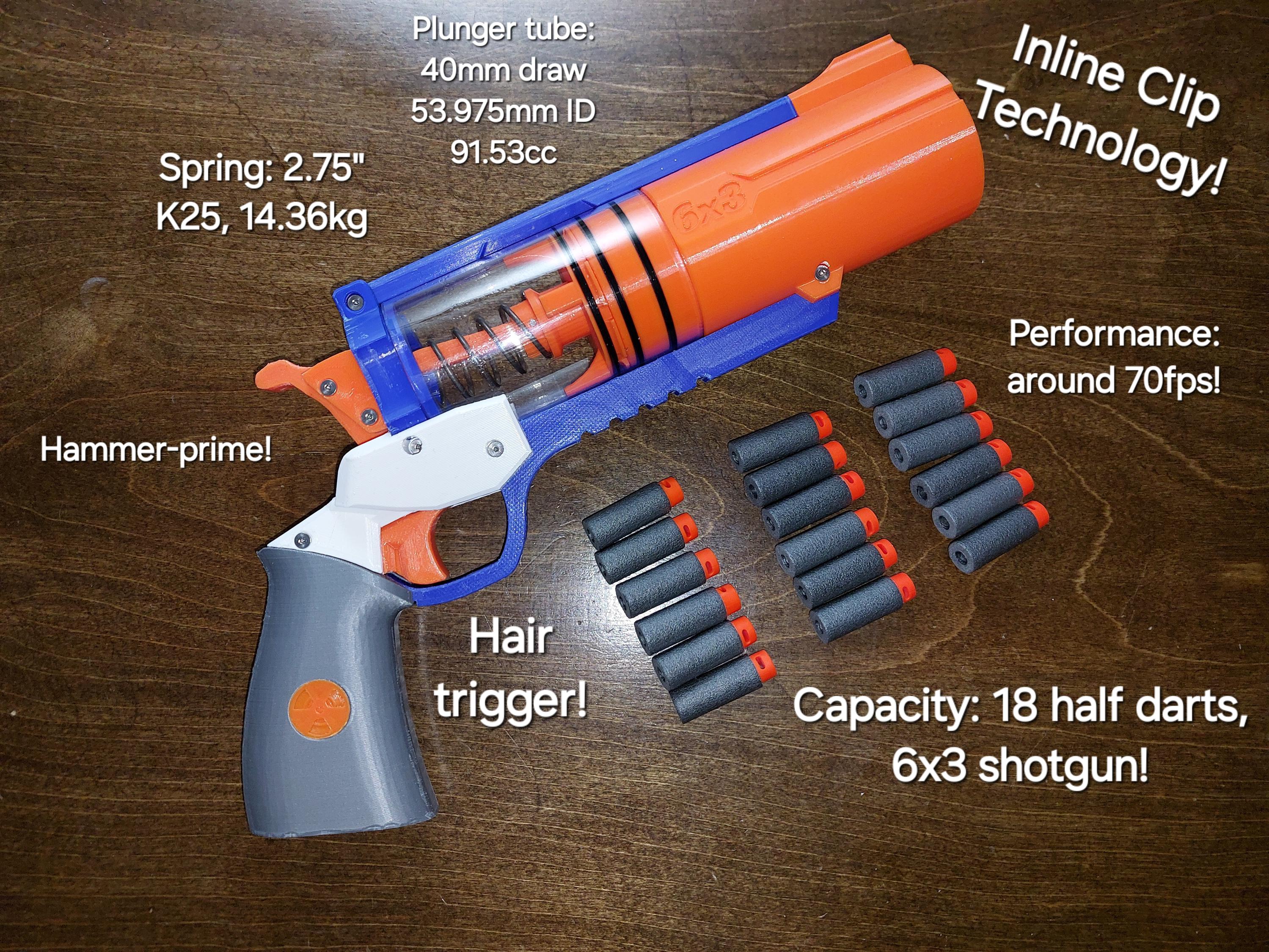 The Radson XL, A High Power Nerf Dart Handcannon. - Etsy Canada