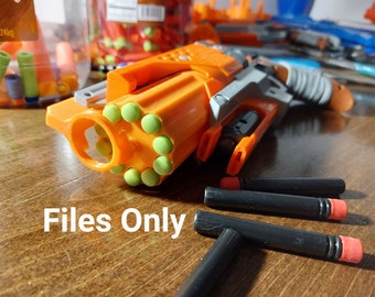 Cilindro Nerf Hammershot Boomco de 10 disparos (SOLO ARCHIVOS)