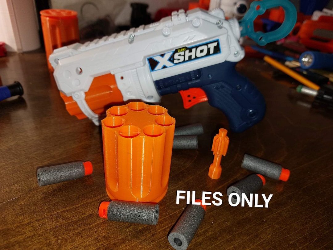 Zuru X-shot Fury 4 7 Shot Half Dart Cylinder (FILES ONLY) - Etsy