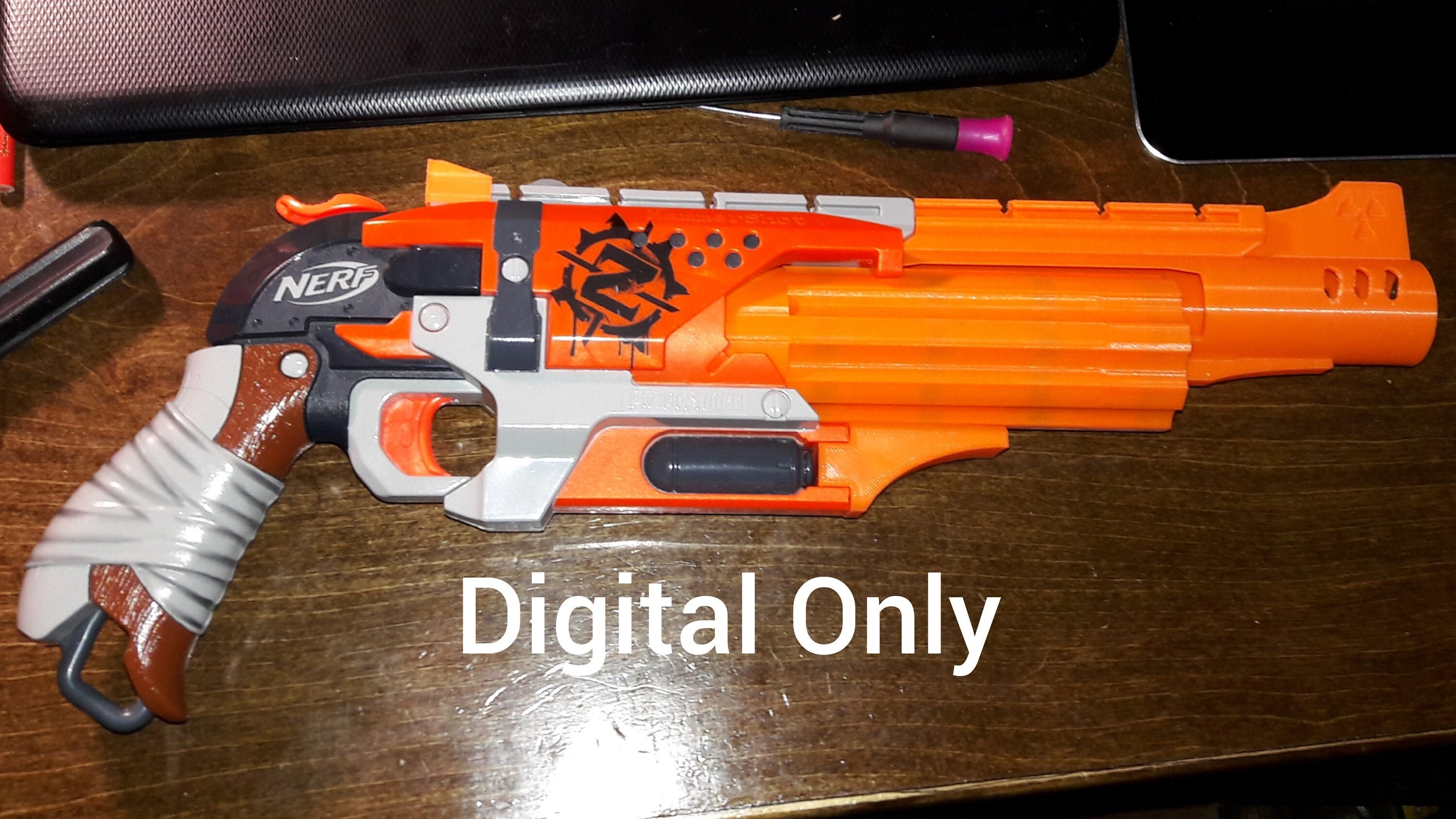 Nerf Hammershot 32 Dart Handcannon FILES - Etsy