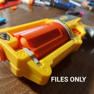 Nerf Maverick Mega Cylinder and Ultra Cylinder (FILES ONLY)