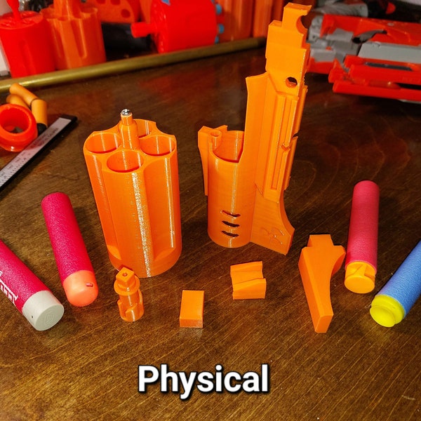 Méga canon à main cylindrique Nerf Hammershot 4