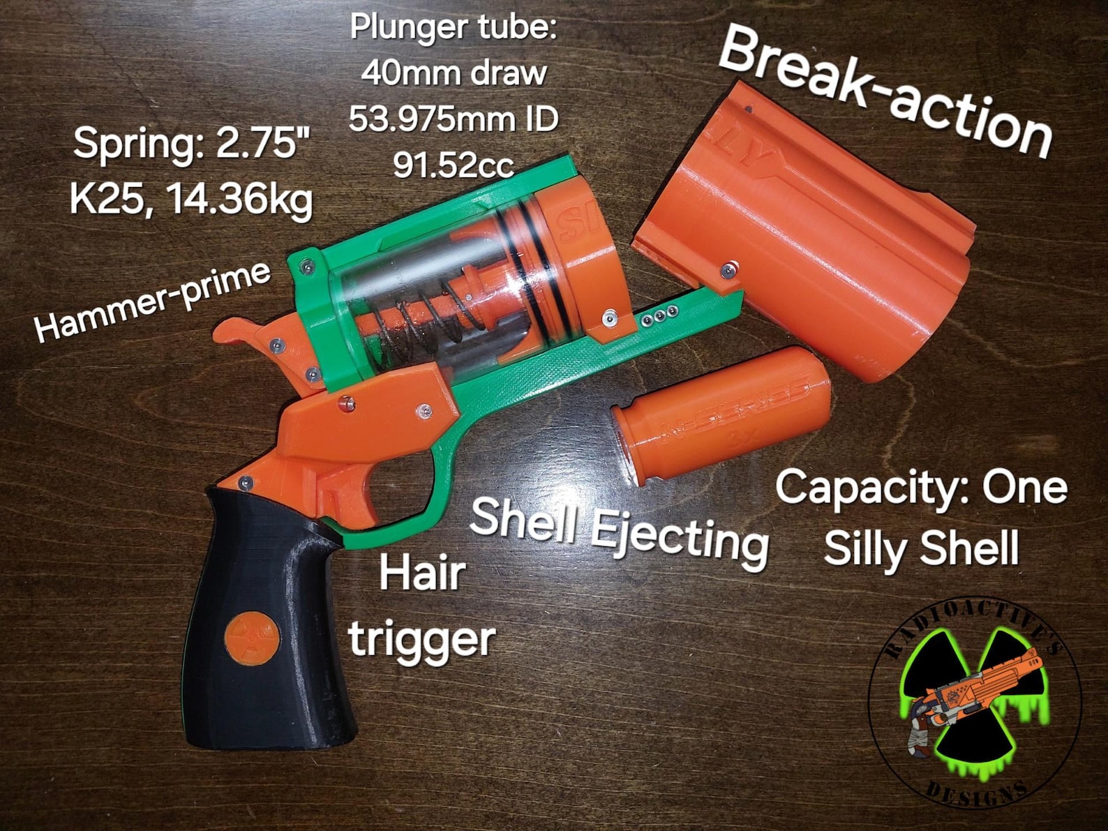 The Break-action Radson, the Radson BA! A Nerf Dart, Shell Slinging ...