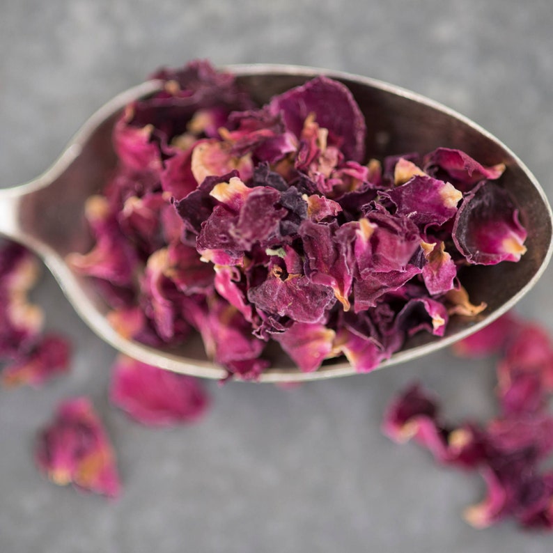 Rose Petals Organic Herb Edible Tea Rose Water 23g Etsy UK
