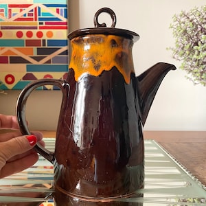 The Princess Instant Coffee Pot- Royal Canadian Art Pottery- Coffee Or Teapot.