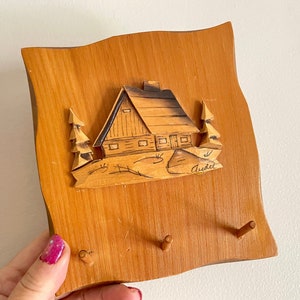 Rosaire Audet Hand Sculpted Wall Key Hanging- Made in Québec.