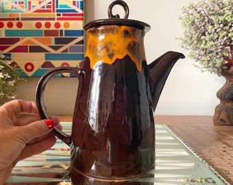 The Princess Instant Coffee Pot- Royal Canadian Art Pottery- Coffee Or Teapot.