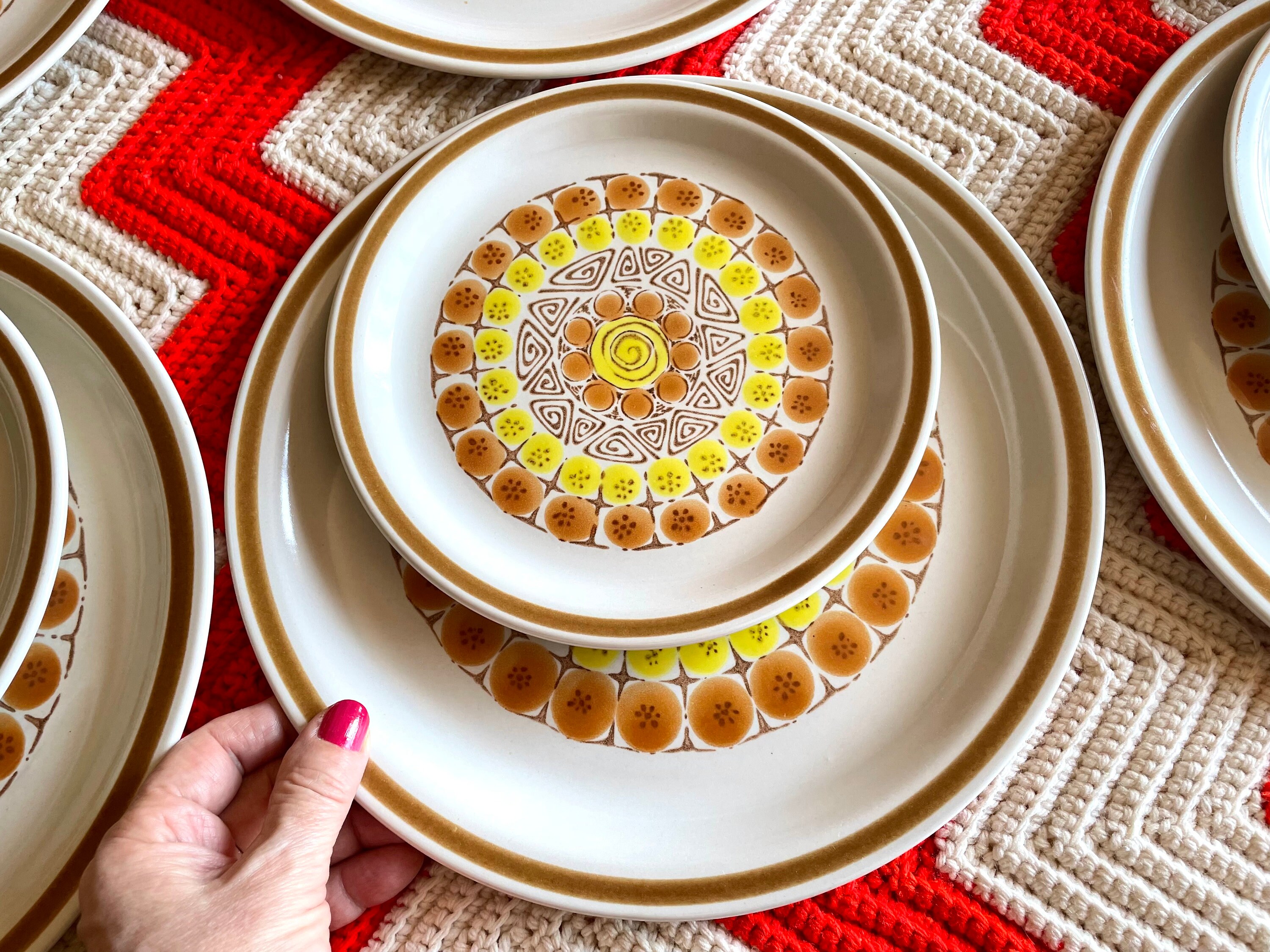 11piece Set A Fuji Stone Japanese Stoneware Dinnerware Etsy