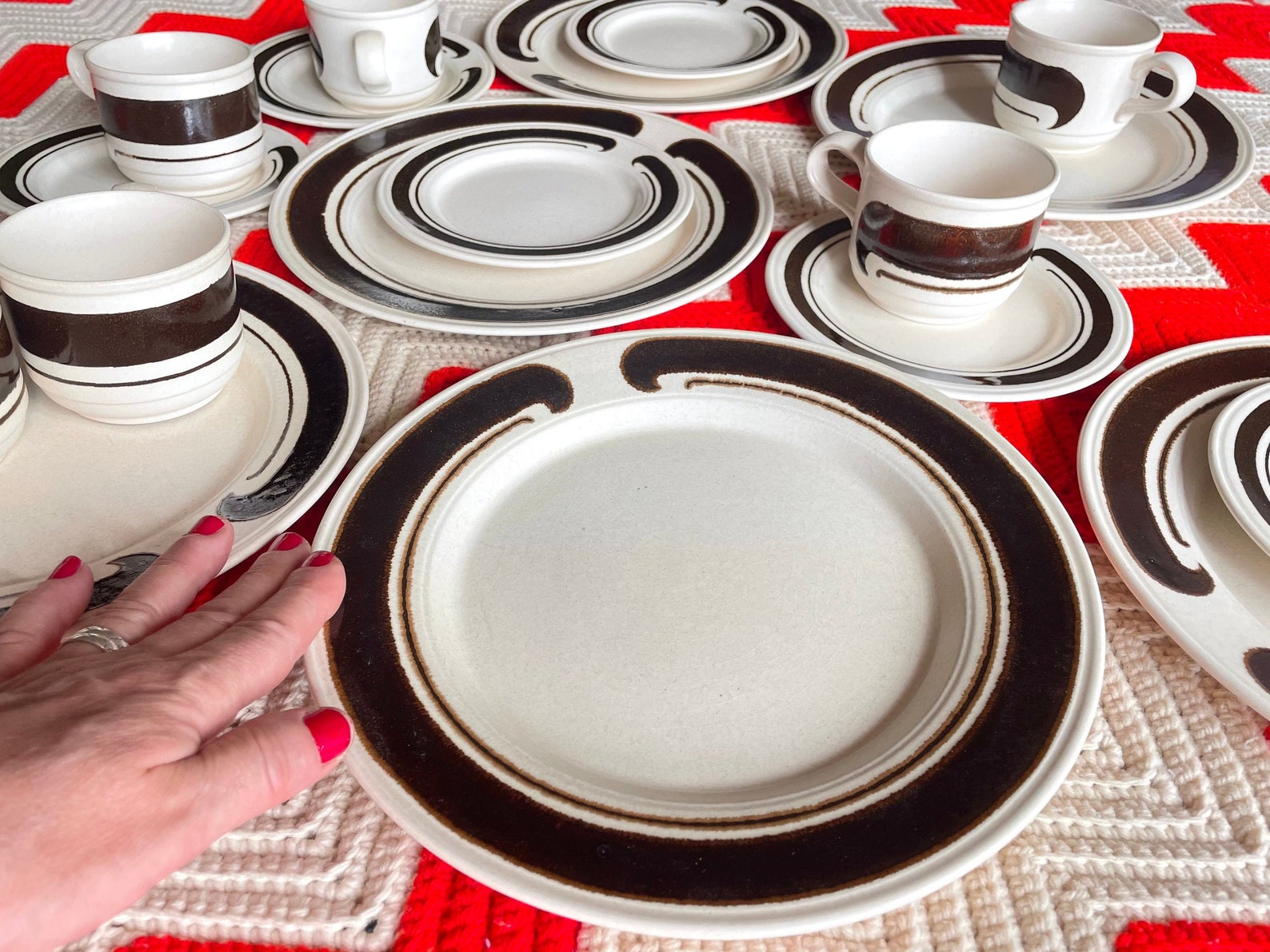 1970s Kiln Craft Ironstone Tableware Staffordshire Pottery Etsy