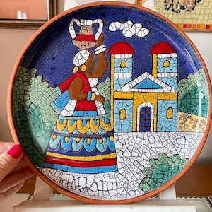 Ceramica Jardim Curitiba Pottery Plate.