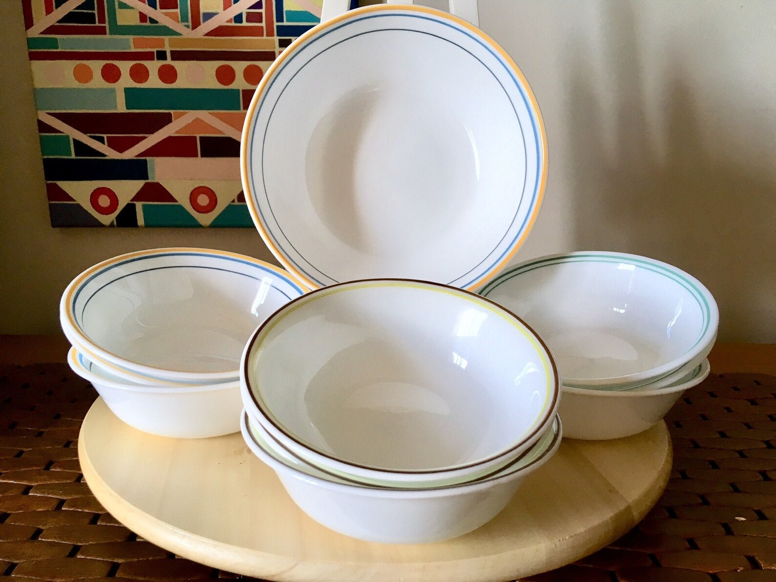 Corelle By Corning Vitrelle Set Of 10 Bowls. Etsy