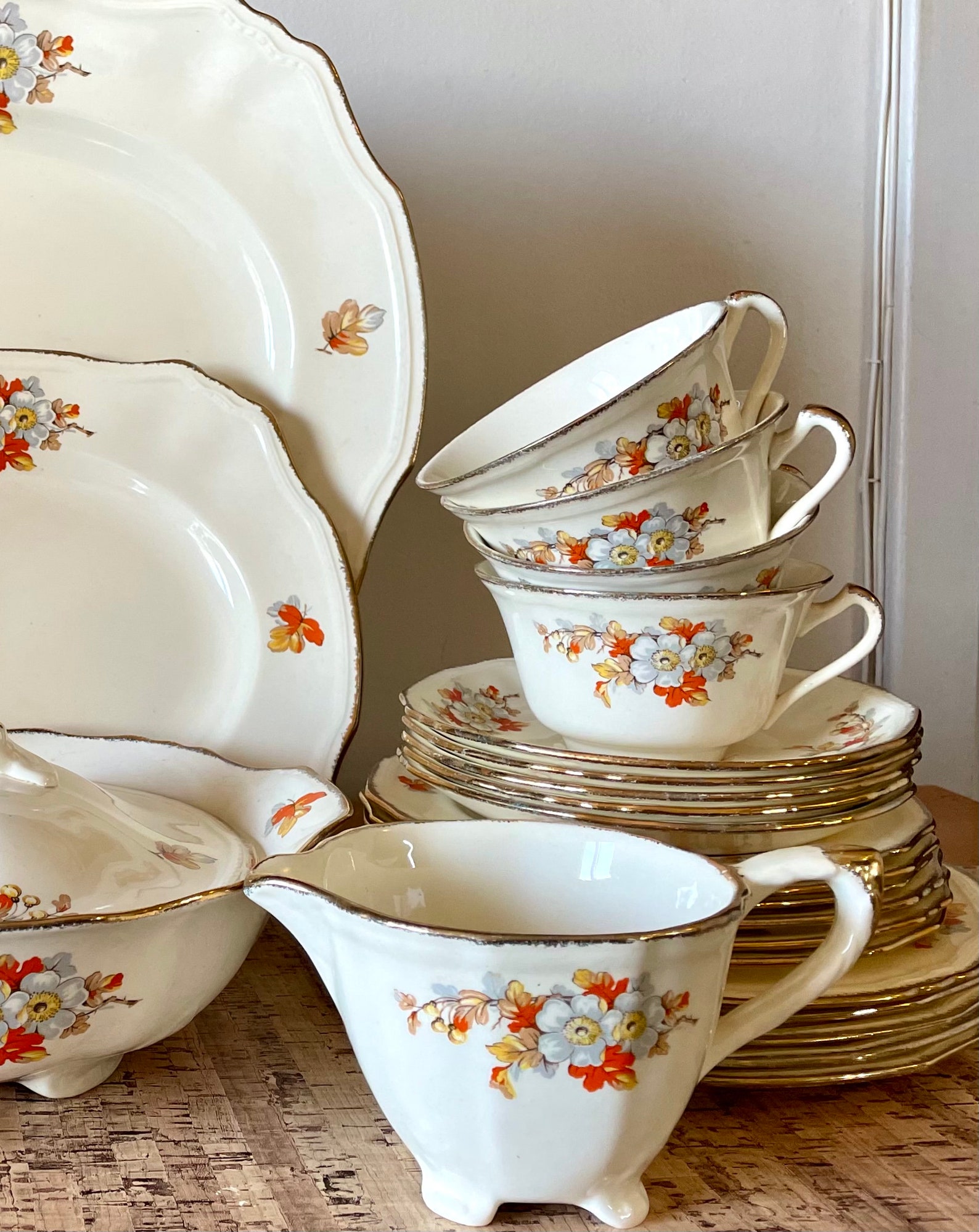 Alfred Meakin England Fine Dinnerware Royal Marigold Etsy