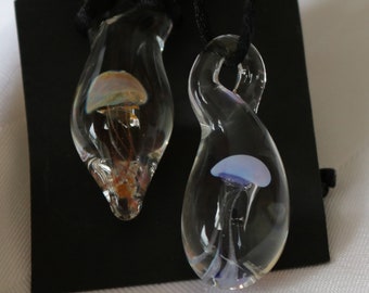 Glass Jellyfish Necklace