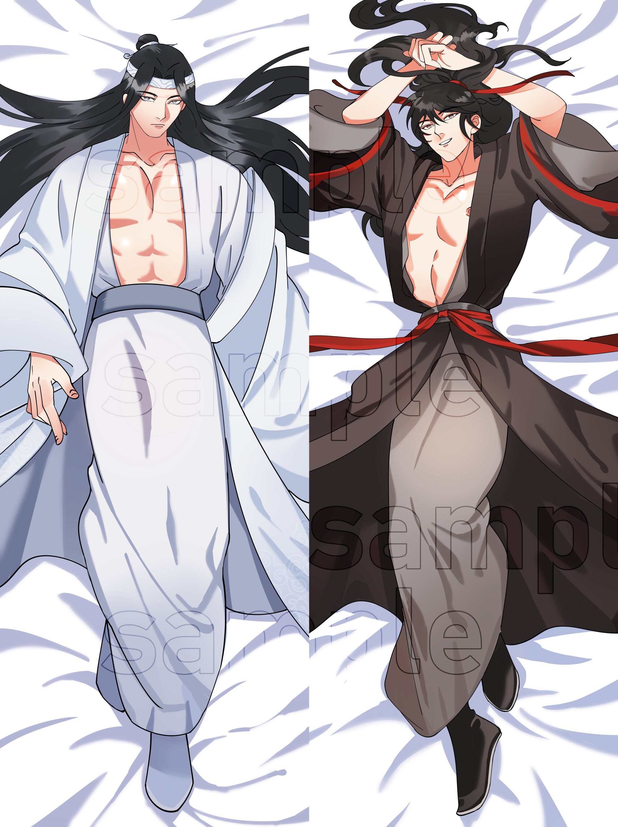 Does anyone has this image in HD? [Lan Wangji bites Wei Wuxian, both  half-naked - Pash! Magazine - Artist: Gearous] : r/MoDaoZuShi