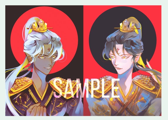 photo Wu Chang New Skin Idv wuchang identity v far east wind skin postcard set etsy