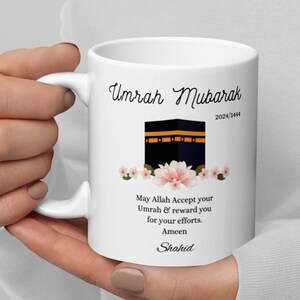 Personalized Umrah Mug, Umrah Mubarak, Umrah Coffee Mug, Muslims Gifts, Gift For Muslims, Islamic Coffee Mug, Personalized Umrah Mug, Muslim