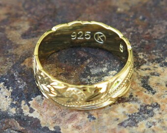 Anello Regolabile Con Doppia Onda Placcato Oro Giallo In Argento 925 - Foto 11