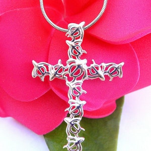 Hawaiian Sterling Silver Jewelry 925K Jesus Cross Honu Turtle Pendant Necklace