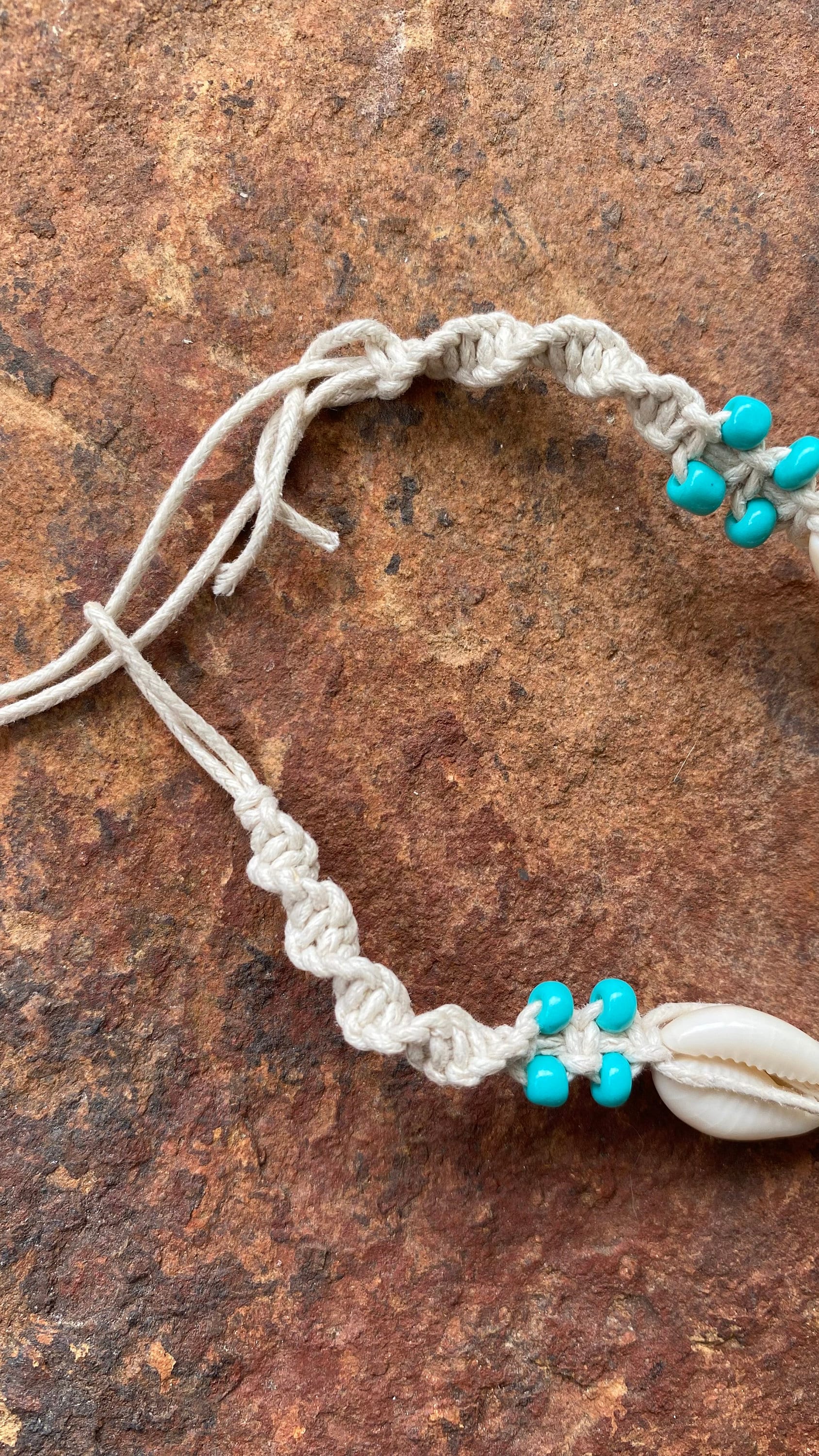 Set Di Cavigliere Boho Impermeabili Da Donna - Conchiglie, Stelle Marine E Perline - Elastico Colorato Per Vacanze Estive - 3