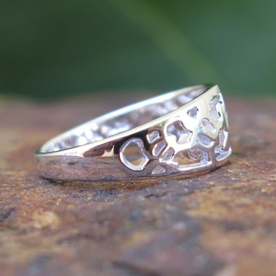 ANELLO HAWAIANO 8 MM ARGENTO 925 NERO SMALTO TARTARUGA HONU - Foto 9