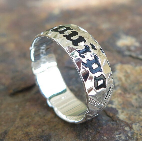 Hawaiian 925K Sterling Silver Black KUUIPO Jewelry Wedding