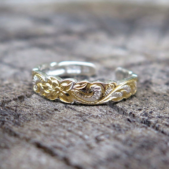Sterling Silver 4mm Scroll Toe Ring Sterling Silver 4mm Scroll Toe Ring
