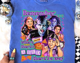 Little Monsters 80s Movie Shirt: Comfort Colors DTF Print Hoodie