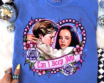 Can I Keep You?, Casper And Kat,Halloween,Friendly Ghost, 90's Halloween,Unisex Shirt Comfort Colors