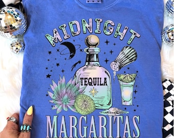 Witchy Halloween Comfort Colors Shirt: Midnight Margaritas, Practical, Magic, Witches, Halloween Movie