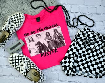Witchy Halloween Comfort Colors Shirt: We Are The Weirdos Mister, Craft, Craft Horror Movie, 90's Horror