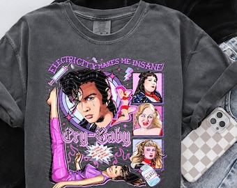 Baby Walker, Cry, Baby, 90's Classic Film, Lonely Tear Drop,Funny Comedy Unisex Shirt Comfort Colors Tee - Comfort Colors Unisex