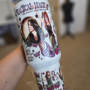 Salt Rosemary Lavender 40oz Tumbler: Witchy Midnight Margarita Travel Mug