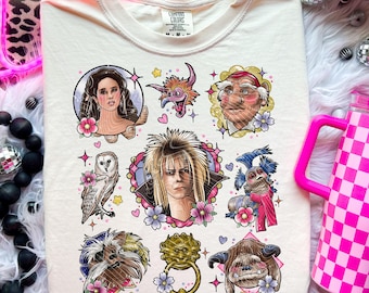 Labyrinth Movie Shirt: Goblin King, Babe With The Power - Comfort Colors Unisex