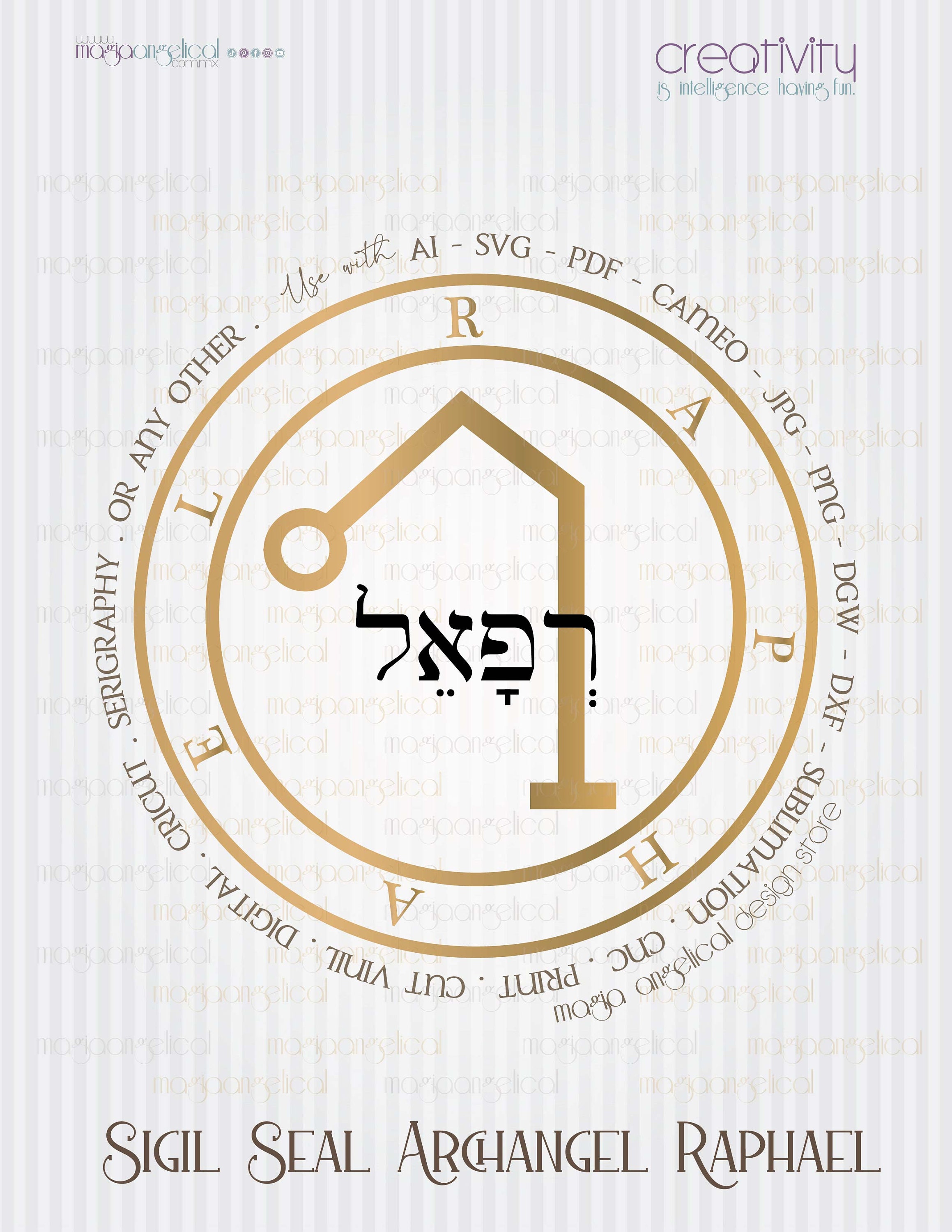 Archangels, Runes, Sigil, Seal Uriel, Raphael, Michael, Gabriel, Files ...