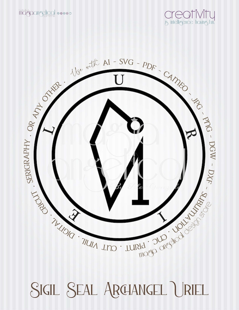 Archangels, Runes, Sigil, Seal Uriel, Raphael, Michael, Gabriel, Files ...