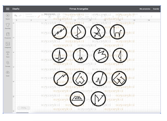 Signatures of the Archangels, Editable Vector Signatures of
