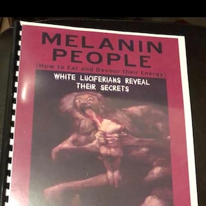 Melanin People Book by Bobby Hemmitt - Spirituality Book - Vintage Occult Book - Magick Book - Occult Craft Book - BOOK OF SHADOWS