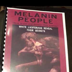 Melanin People Book by Bobby Hemmitt - Spirituality Book - Vintage Occult Book - Magick Book - Occult Craft Book - BOOK OF SHADOWS