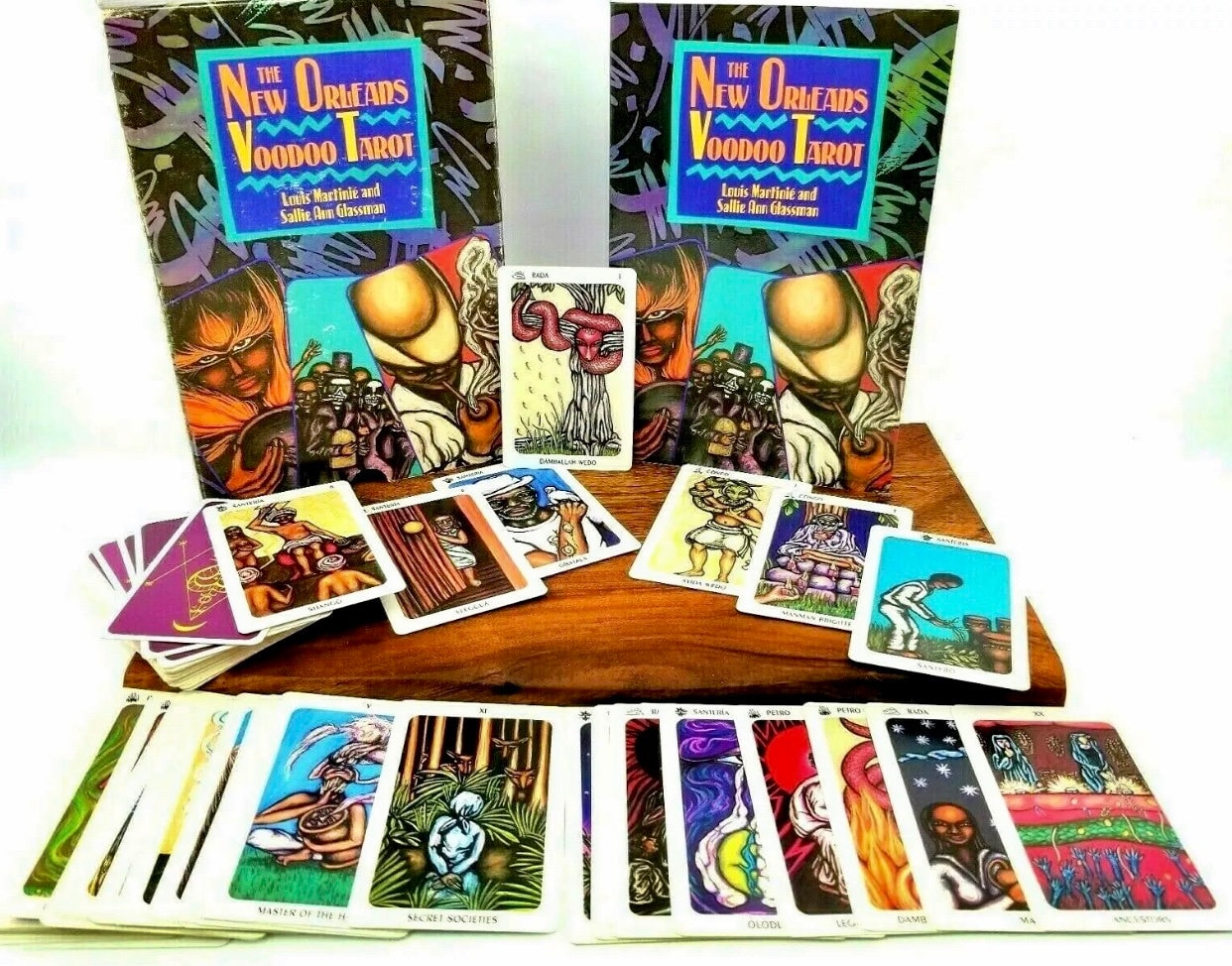 The New Orleans VOODOO TAROT DECK Full Size Book Tarot | Etsy