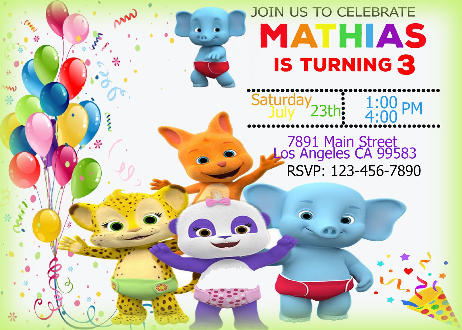 Word Party Digital Invitation /word Party Invitation / Word Etsy