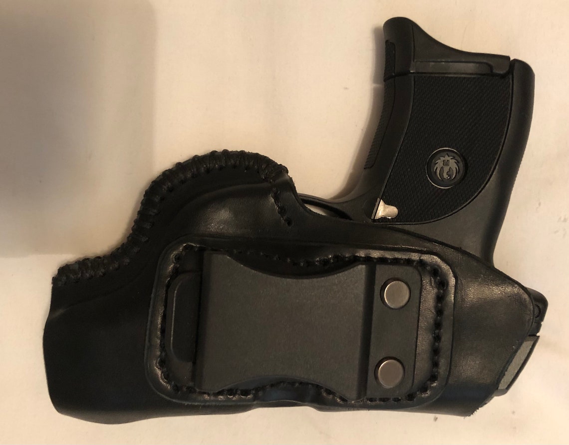 Leather IWB Concealed Carry Holster. Fits Ruger EC9S Handmade Etsy
