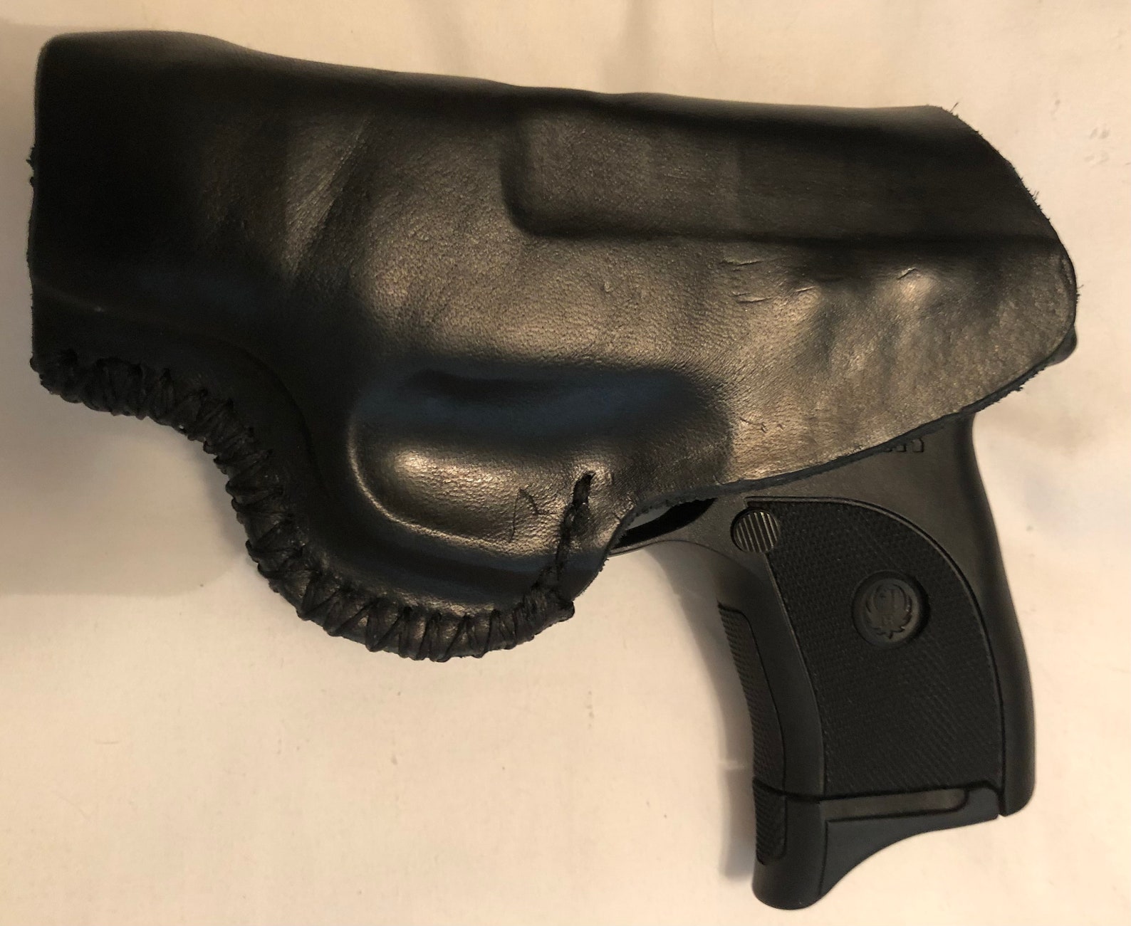 Leather IWB Concealed Carry Holster. Fits Ruger EC9S Handmade Etsy