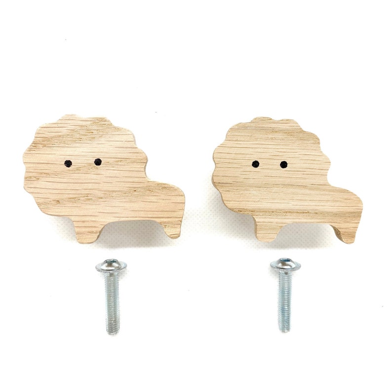Animal Handles for Children's Furniture Made of Untreated Etsy