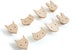 Animal handles for children's furniture made of untreated oak wood, knob, button, chest of drawers, wardrobe, drawer, door, children's room, gift idea 