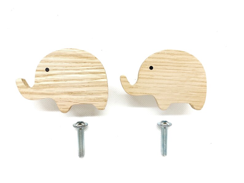 Animal Handles for Children's Furniture Made of Untreated Etsy